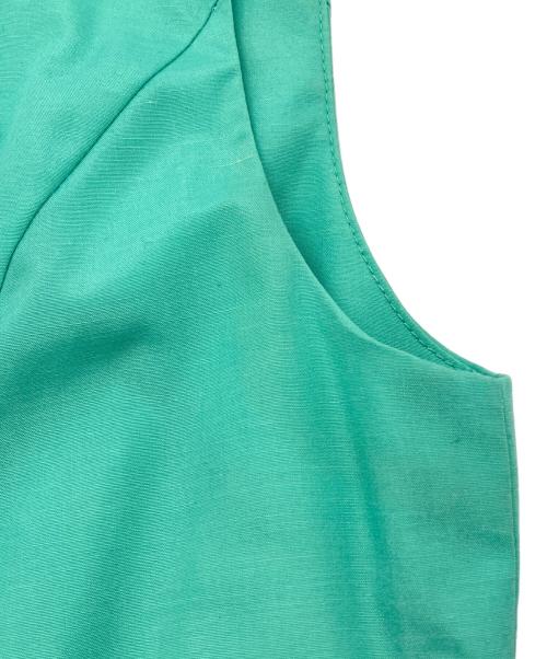 M'S GRACY（エムズグレイシー）M'S GRACY (エムズグレイシー) ノースリーブ・キャミソールワンピース グリーン サイズ:36の古着・服飾アイテム