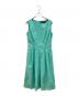 M'S GRACY（エムズグレイシー）の古着「ノースリーブ・キャミソールワンピース」｜グリーン