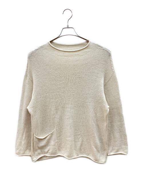 45R（フォーティファイブ・アール）45R (フォーティファイブ・アール) 厚手ニット ベージュ サイズ:45Rの古着・服飾アイテム