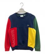 LACOSTEラコステ）の古着「クルーネックスウェット」｜ネイビー