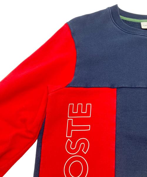 LACOSTE（ラコステ）LACOSTE (ラコステ) クルーネックスウェット ネイビー サイズ:Ｍの古着・服飾アイテム