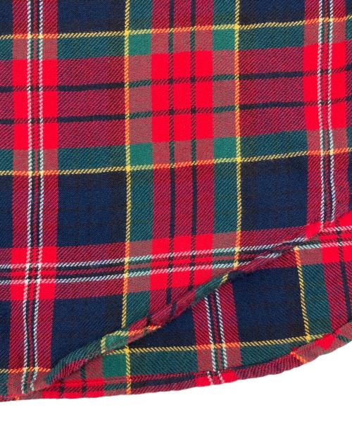 POLO RALPH LAUREN（ポロ・ラルフローレン）POLO RALPH LAUREN (ポロ・ラルフローレン) 長袖シャツ レッド×ネイビー サイズ:XSの古着・服飾アイテム