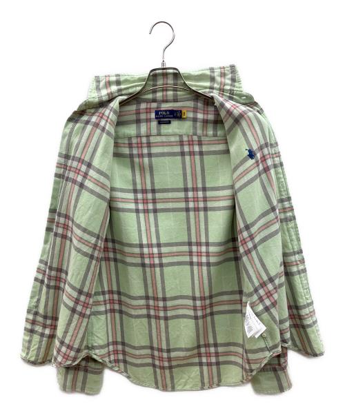 POLO RALPH LAUREN（ポロ・ラルフローレン）POLO RALPH LAUREN (ポロ・ラルフローレン) 長袖シャツ 黄緑 サイズ:Sの古着・服飾アイテム