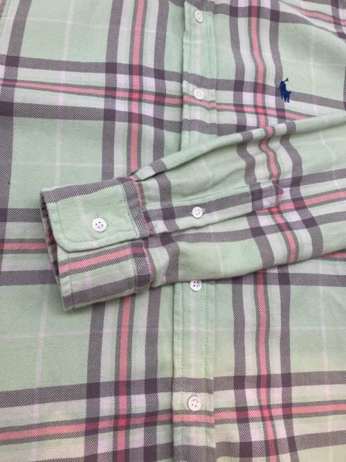 POLO RALPH LAUREN（ポロ・ラルフローレン）POLO RALPH LAUREN (ポロ・ラルフローレン) 長袖シャツ 黄緑 サイズ:Sの古着・服飾アイテム