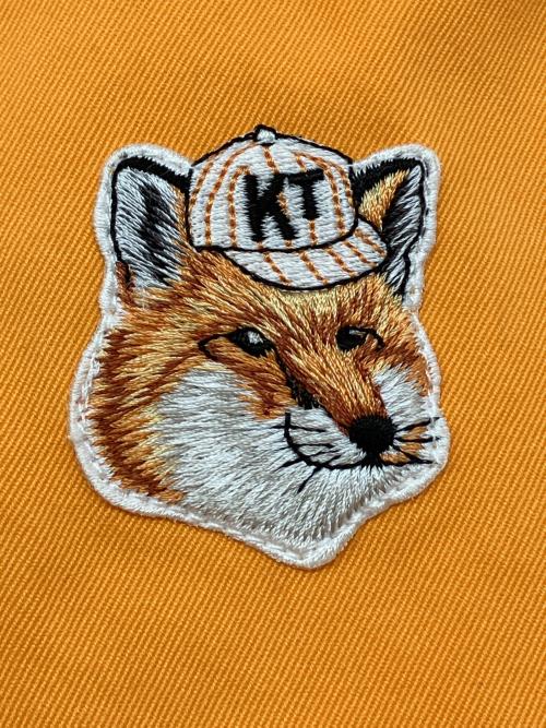 maison kitsune（メゾンキツネ）maison kitsune (メゾンキツネ) ジップパーカー オレンジ サイズ:Sの古着・服飾アイテム