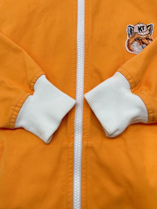 maison kitsune（メゾンキツネ）maison kitsune (メゾンキツネ) ジップパーカー オレンジ サイズ:Sの古着・服飾アイテム