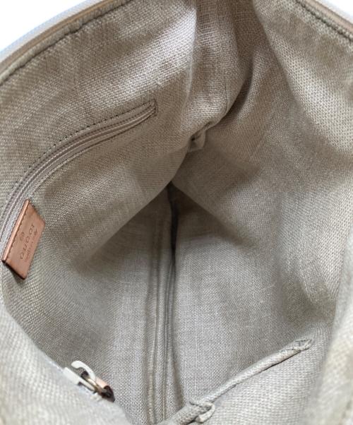 GUCCI（グッチ）GUCCI (グッチ) ショルダーバッグ　フローラ アイボリー×ベージュの古着・服飾アイテム