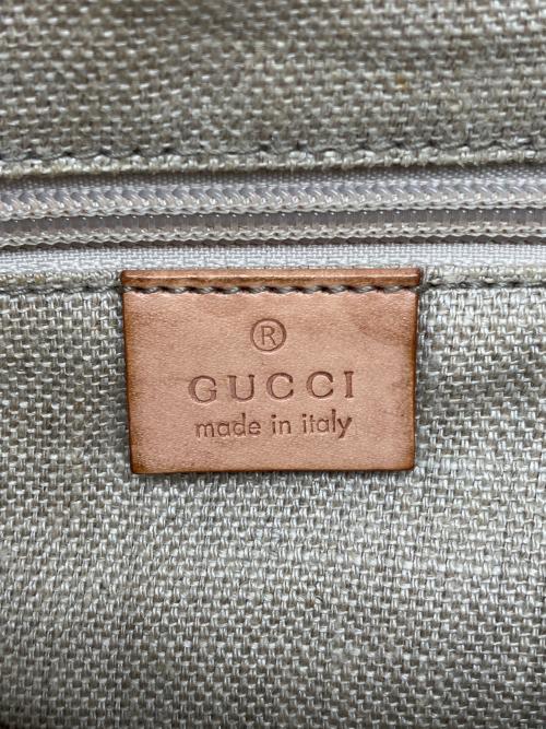 GUCCI（グッチ）GUCCI (グッチ) ショルダーバッグ　フローラ アイボリー×ベージュの古着・服飾アイテム