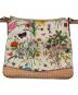 GUCCI (グッチ) ショルダーバッグ　フローラ アイボリー×ベージュ：20000円