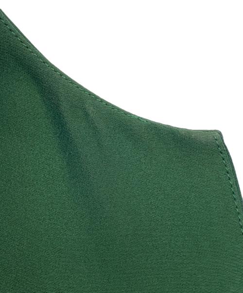 CELINE（セリーヌ）CELINE (セリーヌ) ノースリーブワンピース　フィービー･ファイロ期 グリーン サイズ:40の古着・服飾アイテム