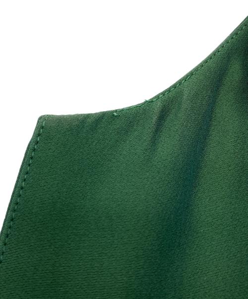 CELINE（セリーヌ）CELINE (セリーヌ) ノースリーブワンピース　フィービー･ファイロ期 グリーン サイズ:40の古着・服飾アイテム