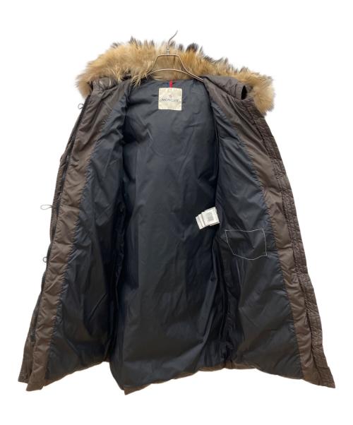 MONCLER（モンクレール）MONCLER (モンクレール) ダウンコート　MESSINA ブラウン サイズ:00の古着・服飾アイテム