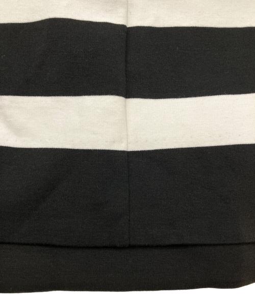 BRIGITTE BARDOT×JENNE（ブリジット バルド× ジェンヌ）BRIGITTE BARDOT×JENNE (ブリジット バルド× ジェンヌ) ボーダースカート ブラック×ホワイト サイズ:Ｍの古着・服飾アイテム