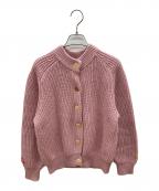 DEMY BY DEMYLEEデミー バイ デミリー）の古着「厚手カーディガン」｜ピンク