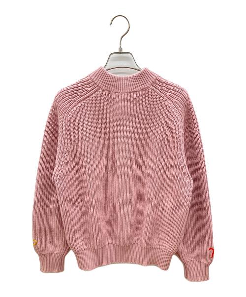 DEMY BY DEMYLEE（デミー バイ デミリー）DEMY BY DEMYLEE (デミー バイ デミリー) 厚手カーディガン ピンク サイズ:XSの古着・服飾アイテム