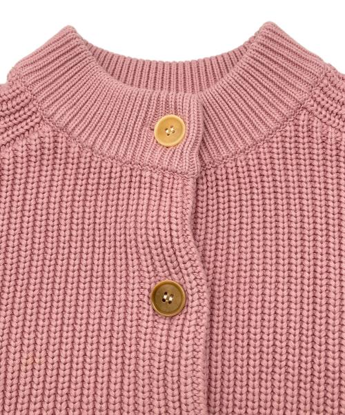 DEMY BY DEMYLEE（デミー バイ デミリー）DEMY BY DEMYLEE (デミー バイ デミリー) 厚手カーディガン ピンク サイズ:XSの古着・服飾アイテム