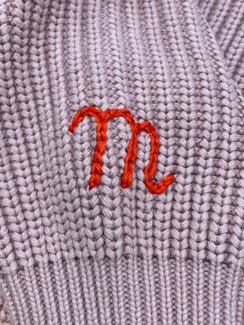 DEMY BY DEMYLEE（デミー バイ デミリー）DEMY BY DEMYLEE (デミー バイ デミリー) 厚手カーディガン ピンク サイズ:XSの古着・服飾アイテム