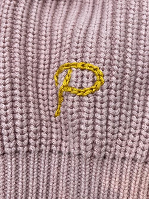 DEMY BY DEMYLEE（デミー バイ デミリー）DEMY BY DEMYLEE (デミー バイ デミリー) 厚手カーディガン ピンク サイズ:XSの古着・服飾アイテム