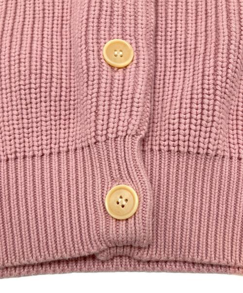 DEMY BY DEMYLEE（デミー バイ デミリー）DEMY BY DEMYLEE (デミー バイ デミリー) 厚手カーディガン ピンク サイズ:XSの古着・服飾アイテム