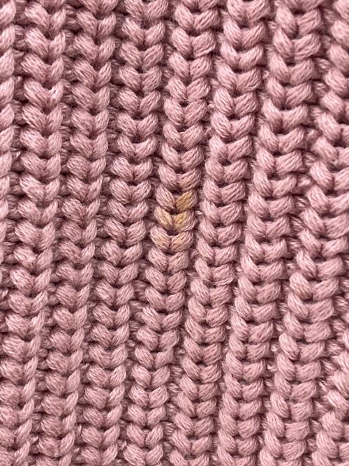 DEMY BY DEMYLEE（デミー バイ デミリー）DEMY BY DEMYLEE (デミー バイ デミリー) 厚手カーディガン ピンク サイズ:XSの古着・服飾アイテム