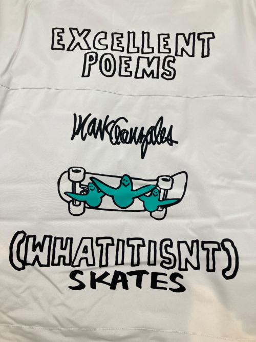 MARK GONZALES（マーク・ゴンザレス）MARK GONZALES (マーク・ゴンザレス) 中綿ジャケット ホワイト サイズ:Lの古着・服飾アイテム