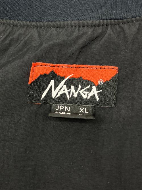 NANGA（ナンガ）NANGA (ナンガ) ダウンジャケット　バーシティブルゾン ブラック サイズ:XLの古着・服飾アイテム