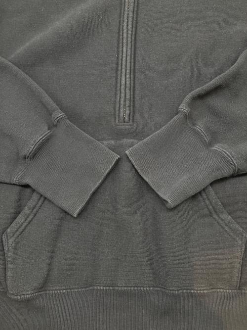 Champion（チャンピオン）Champion (チャンピオン) ハーフジップスウェット　ハーフジップリバースウィーブ グレー サイズ:Ｍの古着・服飾アイテム