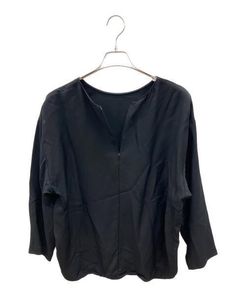 Plage（プラージュ）Plage (プラージュ) 長袖ブラウス　viscose elegant ブラウス　2025モデル ブラック サイズ:不明の古着・服飾アイテム