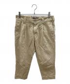 DOLCE & GABBANAドルチェ＆ガッバーナ）の古着「クロップドパンツ」｜ベージュ