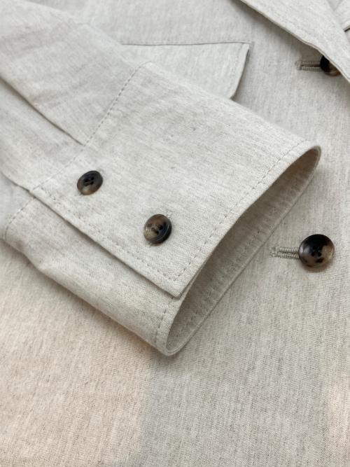 L'EQUIPE（レキップ）L'EQUIPE (レキップ) テンセルリネンストレッチジャケット アイボリー サイズ:38の古着・服飾アイテム