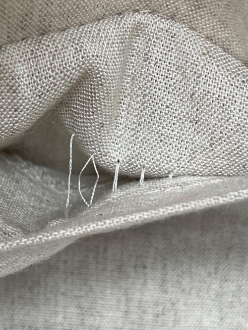 L'EQUIPE（レキップ）L'EQUIPE (レキップ) テンセルリネンストレッチジャケット アイボリー サイズ:38の古着・服飾アイテム