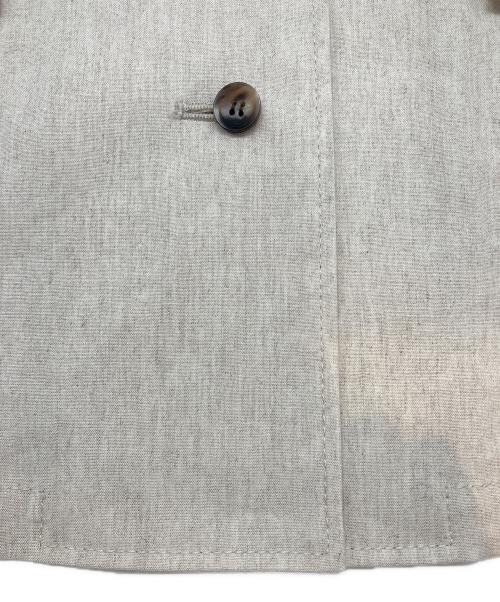 L'EQUIPE（レキップ）L'EQUIPE (レキップ) テンセルリネンストレッチジャケット アイボリー サイズ:38の古着・服飾アイテム