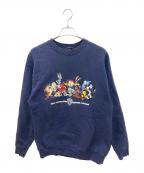 STUDIO STOREスタジオストア）の古着「裏起毛スウェット タイニー･トゥーン 古着」｜ネイビー