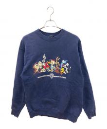 STUDIO STORE（スタジオストア）の古着「裏起毛スウェット タイニー･トゥーン 古着」｜ネイビー
