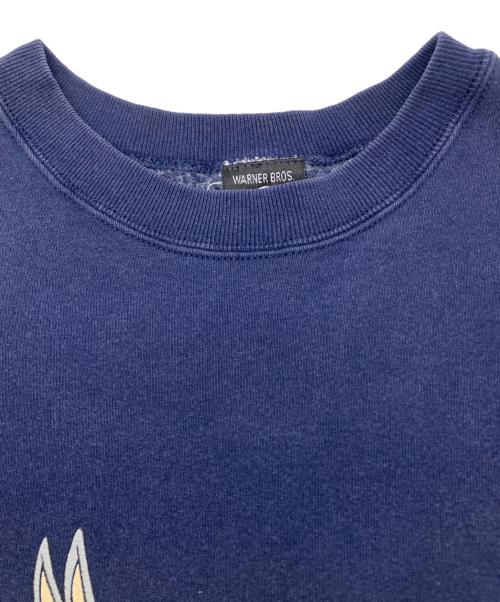 STUDIO STORE（スタジオストア）STUDIO STORE (スタジオストア) 裏起毛スウェット タイニー･トゥーン 古着 ネイビー サイズ:Lの古着・服飾アイテム