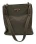 PRADA (プラダ) ナイロントートバッグ カーキ：25000円