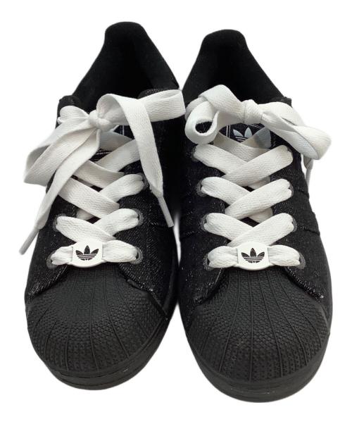 adidas（アディダス）adidas (アディダス) スーパースターII ブラック サイズ:24の古着・服飾アイテム