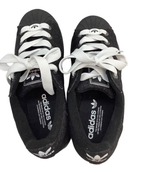 adidas（アディダス）adidas (アディダス) スーパースターII ブラック サイズ:24の古着・服飾アイテム