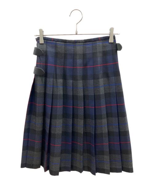 O'NEIL OF DUBLIN（オニールオブダブリン）O'NEIL OF DUBLIN (オニールオブダブリン) チェックスカート ネイビー×グレー サイズ:F36の古着・服飾アイテム