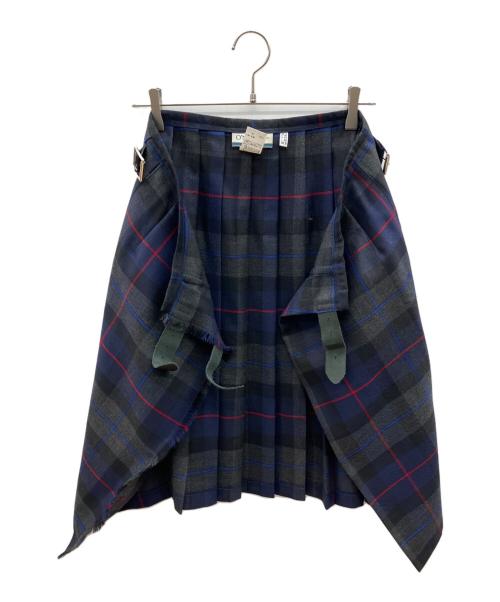 O'NEIL OF DUBLIN（オニールオブダブリン）O'NEIL OF DUBLIN (オニールオブダブリン) チェックスカート ネイビー×グレー サイズ:F36の古着・服飾アイテム
