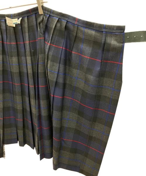 O'NEIL OF DUBLIN（オニールオブダブリン）O'NEIL OF DUBLIN (オニールオブダブリン) チェックスカート ネイビー×グレー サイズ:F36の古着・服飾アイテム