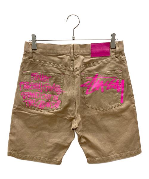 stussy（ステューシー）stussy (ステューシー) ハーフパンツ ブラウン サイズ:30の古着・服飾アイテム