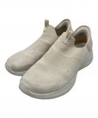 SKECHERSスケッチャーズ）の古着「スリッポン」｜ベージュ×ホワイト
