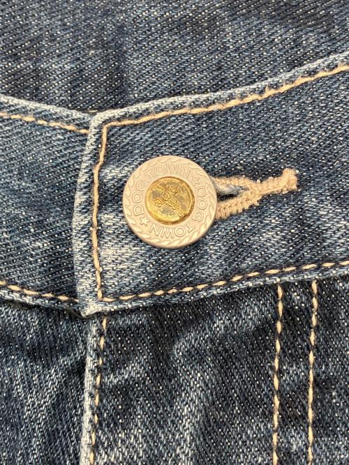 DOG TOWN（ドッグ タウン）DOG TOWN (ドッグ タウン) ダメージ加工デニムパンツ　黒龍 インディゴ サイズ:Lの古着・服飾アイテム