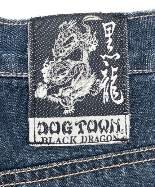 DOG TOWN（ドッグ タウン）DOG TOWN (ドッグ タウン) ダメージ加工デニムパンツ　黒龍 インディゴ サイズ:Lの古着・服飾アイテム