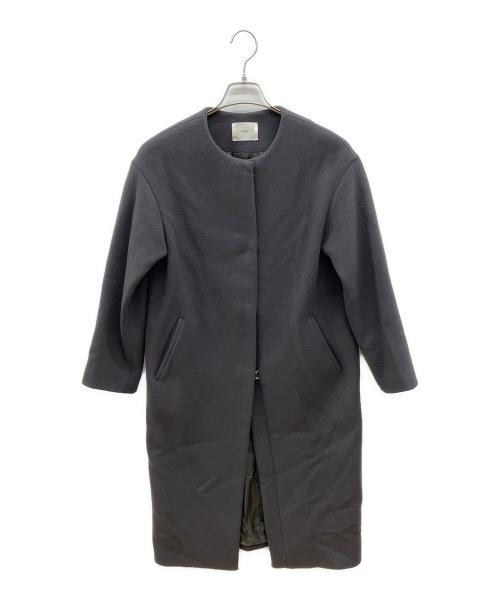 IENA（イエナ）IENA (イエナ) ノーカラーコート グレー サイズ:34の古着・服飾アイテム