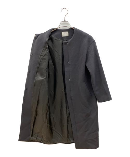 IENA（イエナ）IENA (イエナ) ノーカラーコート グレー サイズ:34の古着・服飾アイテム