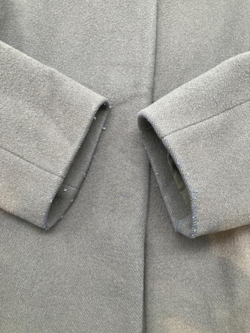 IENA（イエナ）IENA (イエナ) ノーカラーコート グレー サイズ:34の古着・服飾アイテム