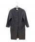 IENA（イエナ）の古着「ノーカラーコート」｜グレー