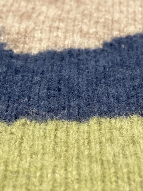 PUBLIC TOKYO（パブリックトウキョウ）PUBLIC TOKYO (パブリックトウキョウ) 厚手ニット　ランドスケープインターシャニット ブラウン サイズ:02の古着・服飾アイテム